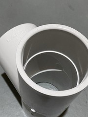 (Qty 6) Lasco 2-1/2″ PVC Slip Tee Schedule 40, 2.5″ Slip x Slip x Slip