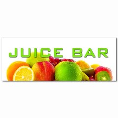 JUICE BAR DECAL sticker smoothies healthy fresh fruit fiber vitamins fitness