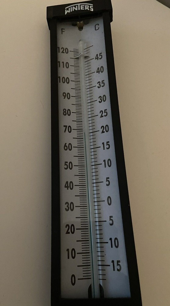 Winters Industrial Thermometer 0 – 120 Degrees Fahrenheit 3/4″ TIW01LF READ