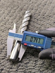ACCUPRO 76491752: Corner Radius End Mill: 3/4″ Dia, 4 Flute, Solid Carbide