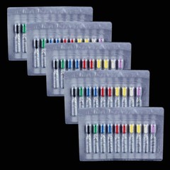 10 Kits Dental Barbed Broaches Root Canal Endodontic Needles Files 25mm Mixed