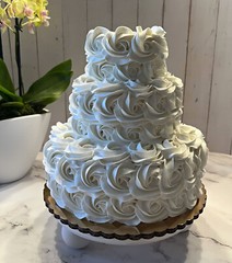 DEZICAKES Fake Wedding Cake Tier Cake Artificial Food Fake Ivory Wedding Cake