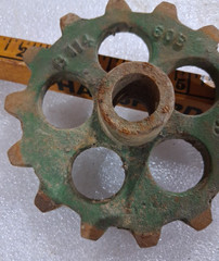 Antique Gears / Cogs Stamped JD B 114 – 60B Unsure of Machinery They Are Off Of