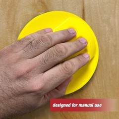 Hook and Loop Block KIT 6 Inch Round & Mouse Hand Sanding, Interface Pads Ideal