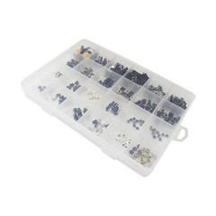 250pcs 25-Type Micro Switch Push Tact Button ON/OFF Touch Button Switch ccuu