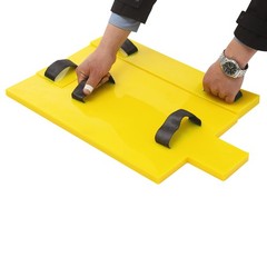 Concrete Polyurethane Texture Mat for Seamless Cement Stamping – Yellow