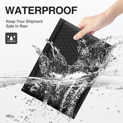 100 #7 14.25×20 Black Poly Bubble Padded Envelopes Mailers Shipping Bags