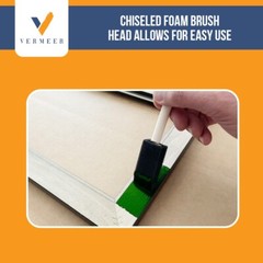 48Count – 1″ Disposable Poly Foam Brushes for All Paints, Stains, Varnish & Glue