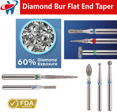 Dental Burs Diamond FG High Speed Gingival Curettage Bur 878K Coarse 014C, 016C