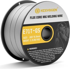 Low Spatter 2.2lbs & 0.035in Flux Core Welding Wire Flux Mig Welder Welding Wire