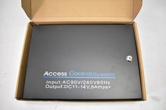 Access Control System AC90V-260V DC11-14V 5A Power Supply Kit With Enclosure