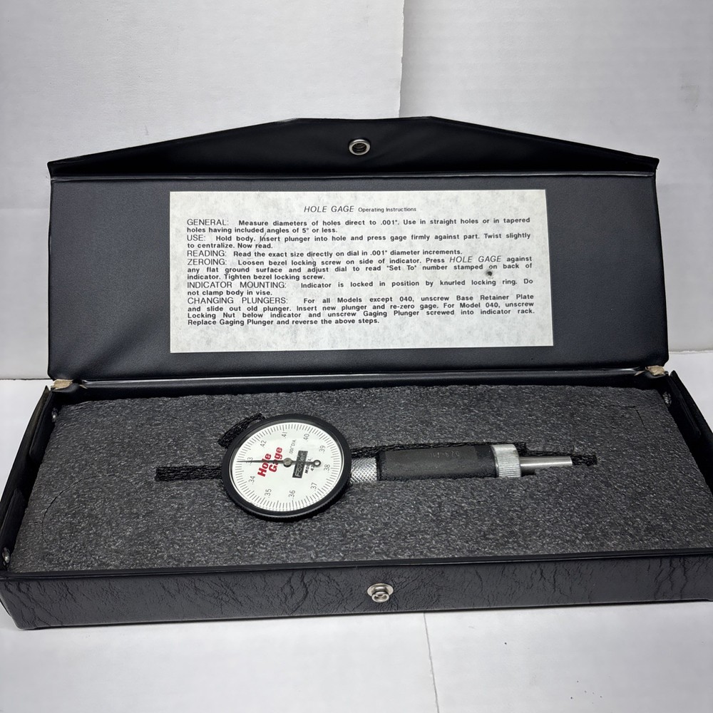 Fowler, 53-784-430-0 .33″ – .43″ Dial Hole Gage
