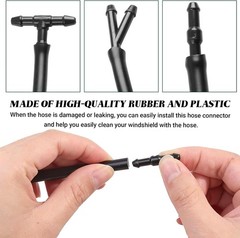 30 PCS Car Windshield Washer Hose Kit, 4M/13Ft Washer Fluid Hose & T/Y/I-type…