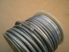 Nassau Stearine core solder roll almost 5Lbs