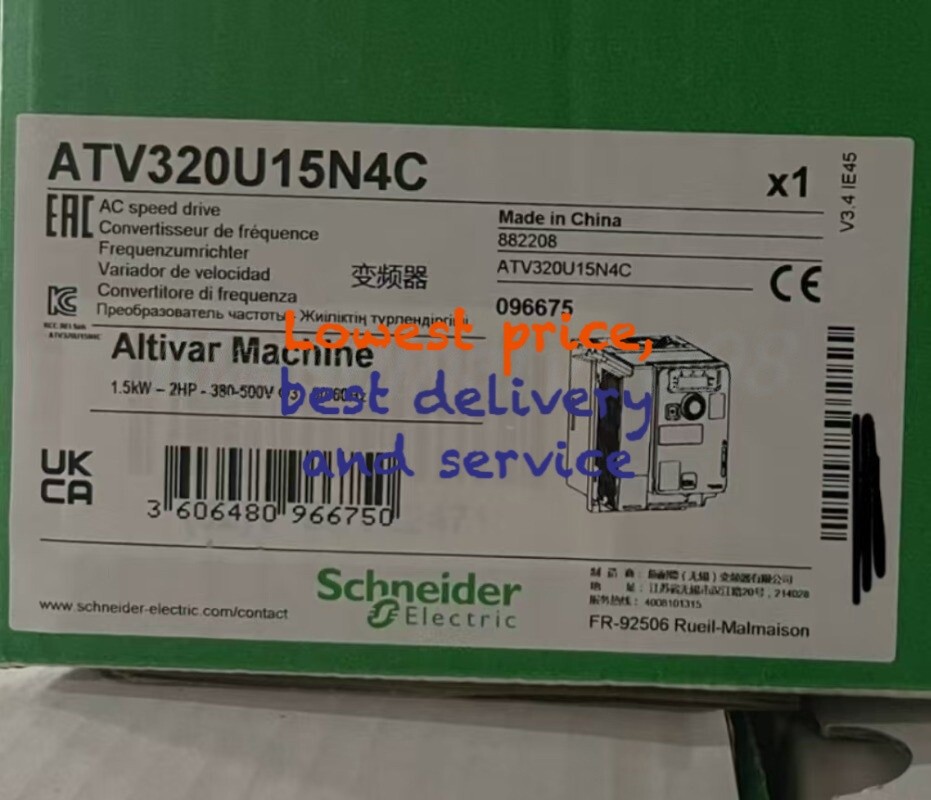 1PC New ATV320U15N4C Brand Schneider ATV320U15N4C inverter Fast delivery
