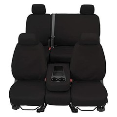 Covercraft-SS8489PCCH Polycotton Seat Saver Custom Seat Covers, Charcoal