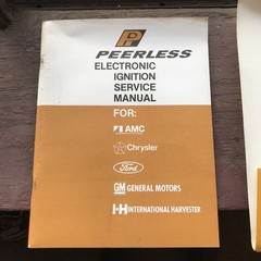 Vintage Peerless Instrument Diagnostic Salesman Training Paperwork Flyers Manual