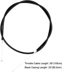 7/8″ 22mm Twist Throttle Accelerator Grip and 39″ cable for 47cc 49cc 2-stroke 4