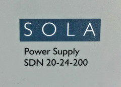 New EGS Sola/Hevi-Duty SDN20-24-200 Power Supply 24V 20A