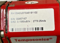 MTS RHT0540UD70AS1B1102 R-Ser Temposonics Linear Pos Sensor GRD 9.1589uS 7-Pin