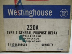 WESTINGHOUSE Z20A 135A8O8GO4 300VAC 10A NSMP