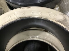 Monarch 21x7x15 Smooth Press On Tire Non Marking #T273
