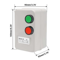 Magnetic Motor Starter – 220/240V 2.2KW 6.8-11AMP – 3 HP Single Phase Magneti…