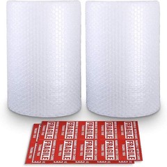 Nylon Bubble Cushioning Wrap Roll, 3/16” Air Bubble, 12 Inch x 36 Feet, Perfo…