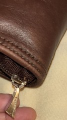 Vintage Franklin Covey Nappa Leather Planner Binder; Brown