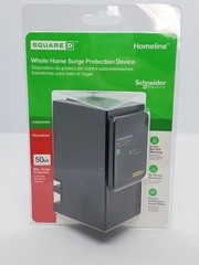 SQD – HOM250PSPD 50kA Rated Whole Home Surge Protector. No Wiring Required