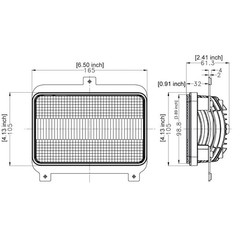 2x LED Head Light For Ford New Holland TRACTOR 5640, 6640, 7740, 7840 81869813