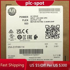 New Allen-Bradley 25A-D1P4N114 PowerFlex 523 0.4kW (0.5Hp) AC Drive 25AD1P4N114