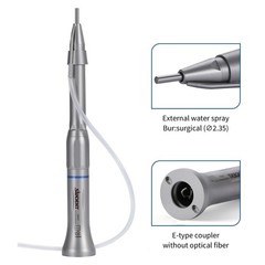 Dental Surgical Straight Cone Handpiece 1:1 Micro Surgery external Water Spray