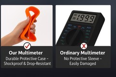 Digital Multimeter AC DC Voltmeter Ammeter Ohmmeter Volt Tester Meter XL830L USA