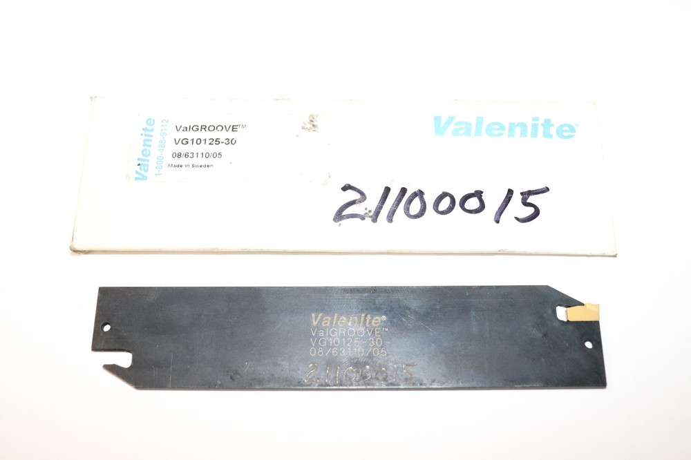 Valenite ValGROOVE VG10125-30 Double Ended Cut Off Blade w/ Carbide Insert