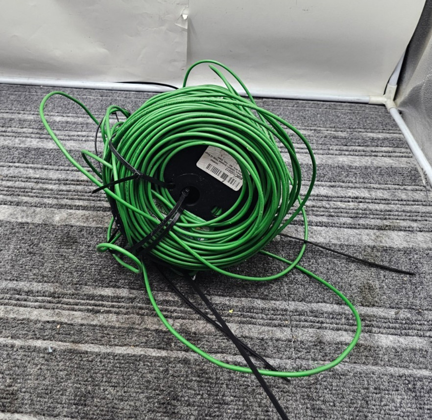 Southwire 22968201 12 AWG Stranded Copper THHN Wire, Green, 500 ft