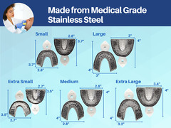 Dental Impression Trays XS, S,M, L, XL 10 pcs ARTMAN