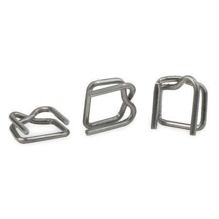 Zoro Select 2Cxp1 Strapping Buckle,1/2 In.,Pk1000