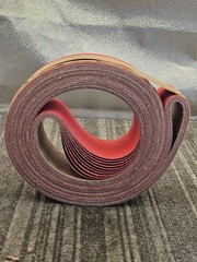 (QTY 10) VSM 284590 3″ x 132″ Ceramic Abrasive Belt 120 Grit, XK870X Series