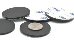 XL 2″ Diameter x 1/4″ Thick Silicone Rubber Feet Large Gripping Surface Non Mar