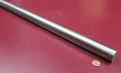 4140/4142 Steel Rod, Metric 30 mm Dia. (-0.051) x 1 FT Length