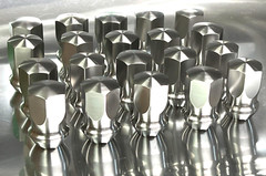Titanium Lug Wheel Nut 12×1.5 60deg HEX19 20pcs set