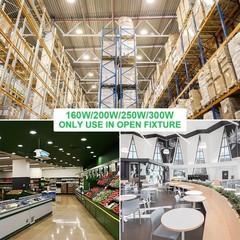 LED Corn Light Bulb 800W Equivalent 30000LM 200W Garage Warehouse Lights Fixture
