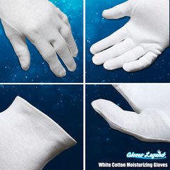 Gloves Legend 100% Cotton White Gloves for Jewelry Coin Silver Inspection XS~XL