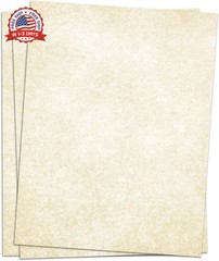 Parchment Paper Letter Size 8.5×11 100gsm 50 Sheets for Certificates