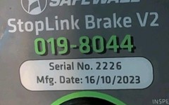 StopLink BrakeV2 SAFEWAZE SKU# 019-8044. Mfg 2024