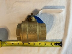 Nibco T-FP600A-LF 2” Threaded Lead Free Ball Valve DZR Brass Body, 250psig