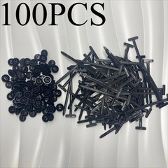 100Pcs Heavy-Duty Self-Locking Nylon Cable Ties – Uv-Resistant, High-Strength Fa