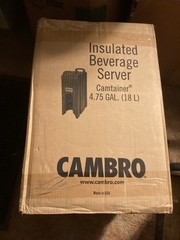 Cambro 3 in 1 Sanitation Hand Washing Station 5 Gallon Water Container Camping