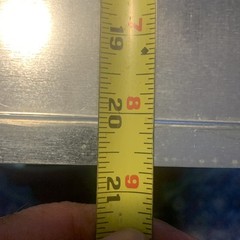 HVAC PANEL PAN 24 GAUGE GALVANIZED SHEET METAL 22.25 X 20.75 BENT EDGES CRAFTS